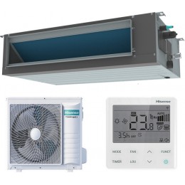 Инверторная сплит-система канального типа серии HEAVY EU DC INVERTER R32 Wi-Fi ADT-12UX4RBL8/AUW-12U4RS8 WI-FI (комплект)